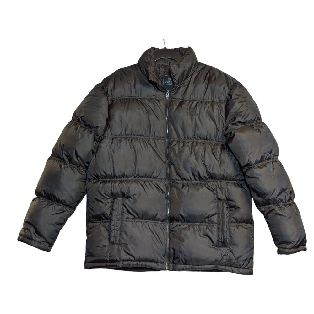 Southpole Mens Puffer Jacket XL Black